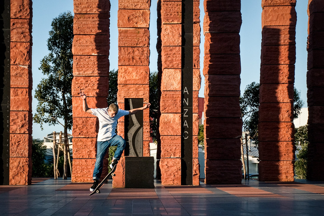 Photo by James Gilberd, Pukeahu skater