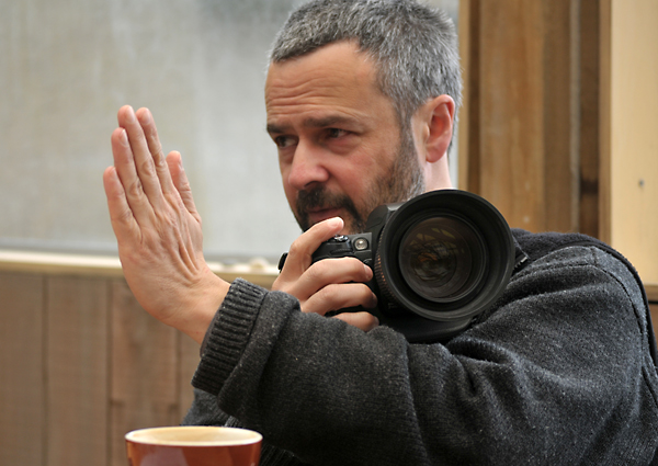 James Gilberd teaching photography - photo by Julie Treanor